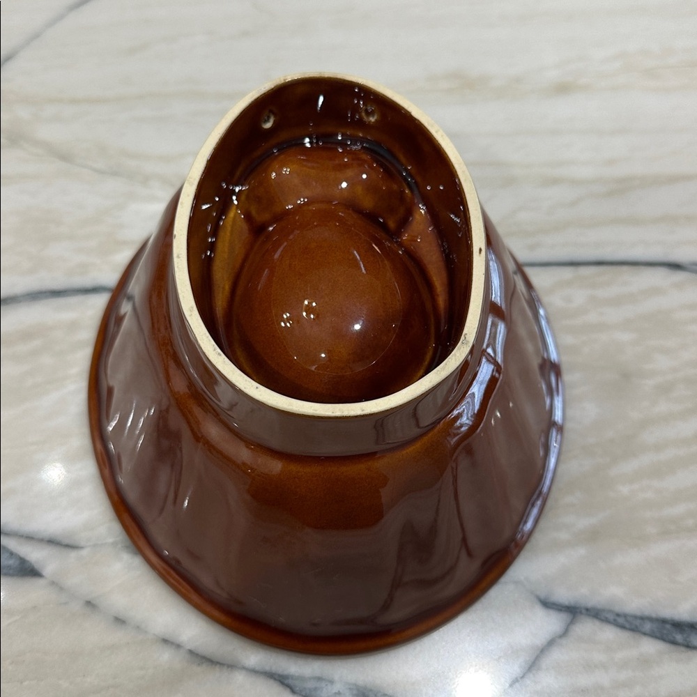 Williams-Sonoma Brown Glazed Ceramic Pineapple Mold Baking dish - Picture 3 of 9